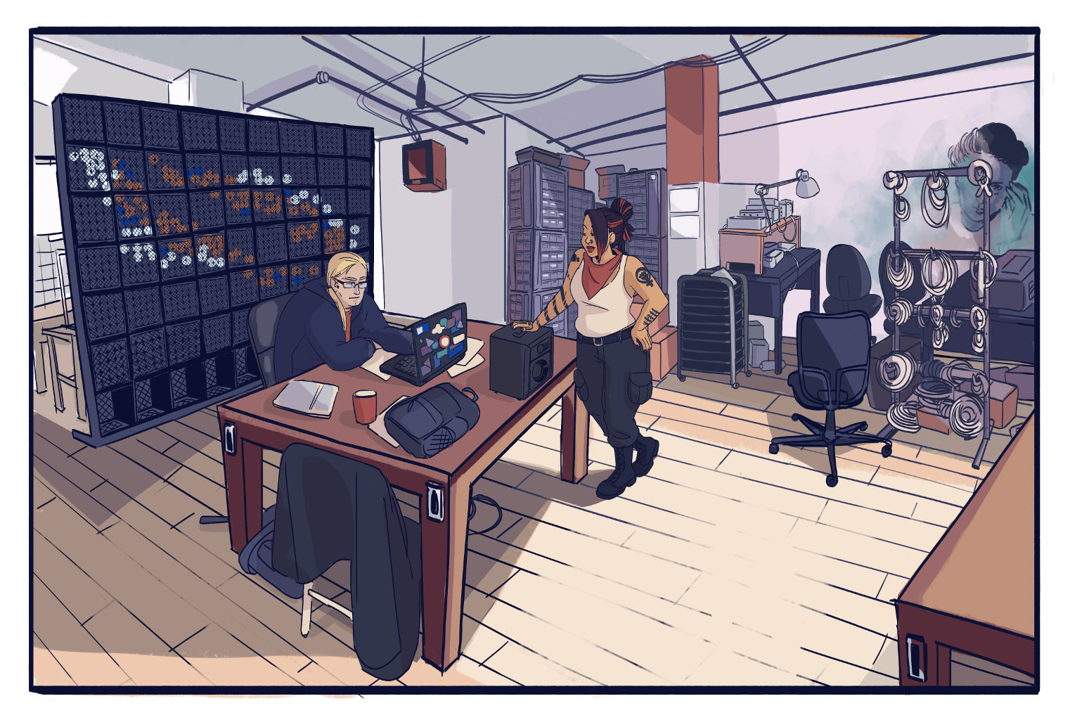 Amanda and Cynic by Alisunki